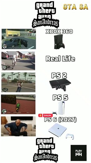 How GTA San Andreas looks on PS6 (2027) 😱 #gta #gtasanandreas #gaming