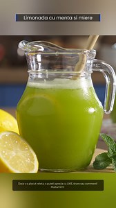 38K views · 287 reactions | Aceasta reteta de limonada cu menta este foarte aromata, gustoasa si super racoritoare. Nu e deloc greu de facut, este naturala si pe placul intregii familii. Reteta completa aici: https://jamila.ro/limonada-cu-menta #limonada #lamaie #jamilacuisine | JamilaCuisine | Facebook