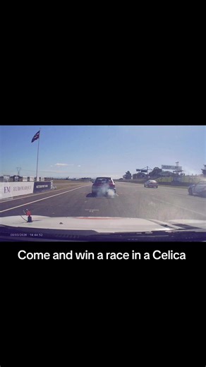 Ignore the levin jump starting 😭 the race can always be won on the first corner when your in a celica #onboard #winner #2kcup #toyota #racecar