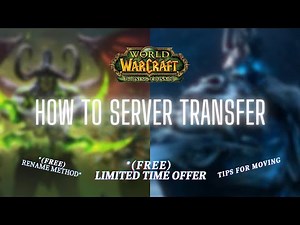 How To Server Transfer Free In WoW TBC