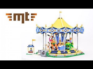 Super Smooth lego build - Carousel 10257 - Stop motion animation