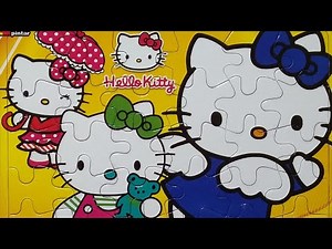 Hello Kitty - Putting Together a Hello Kitty Puzzle I Puzzle Dazzle