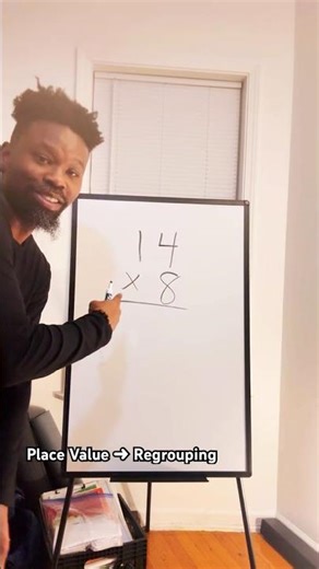 Mental Math Trick: Two Digit Times One Digit (Part 14: 14 × 8) #Shorts