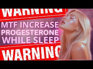 🌙 MTF Progesterone Healing Sleep Subliminal | Softness, Calm & Feminine Energy 🌸