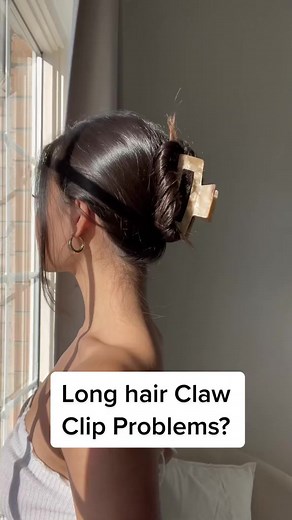 33K views · 329 reactions | Try out this viral claw clip hair tutorial for long hair! Instead of trying to fit all of your hair inside the claw clip, try wrapping it around the clip instead. #longhairdontcare #longhair #hairstyle #hairstylist #haircut #hairsalon #hairgoals #hairdresser | Godess.ca | Facebook