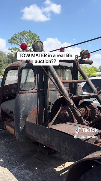 😏come get the chance tow mater in real life at our auction 08/22/24 #towmater #cars #movie #auction #mater