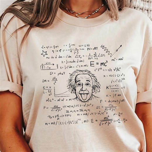 Funny Physics Shirt Einstein Gift Vintage 80s 90s Style - Etsy
