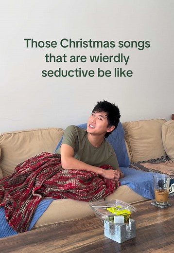 Those Christmas songs that are wierdly seductive be like #comedyvideo #musicaltheatre #musical #christmas #charleshsu