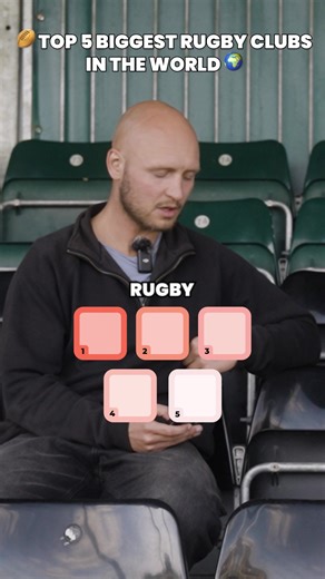 Top 5 biggest rugby clubs in the world 🌍