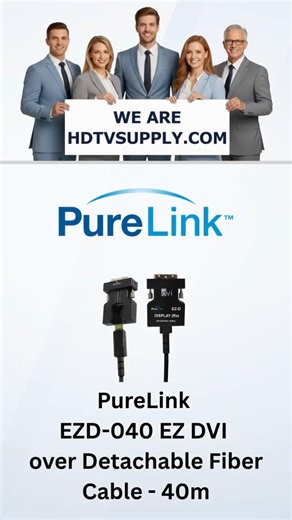PureLink EZD-040 EZ DVI over Detachable Fiber Cable - 40m