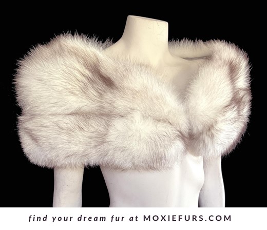 Norwegian FOX Fur Stole, Ivory Winter Wedding Cape, White Brown Vintage Bridal Coat, White Retro Bridesmaid Jacket Gift, New Old Stock - Etsy