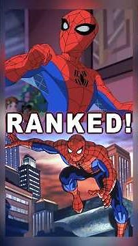 Spider-Man Cartoons Ranked Worst to Best! #spiderman #ranked #fyp