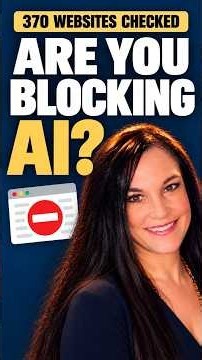 How to Check If Your Website Blocks ChatGPT in 1 Minute #robotstxt #aivisibility