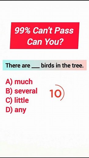 Master English Quantifiers: much, few, little, any | Learn Grammar #quiz #viralvideo