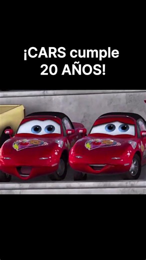 20 años desde el estreno de Cars