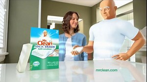 Mr. Clean Magic Eraser Bath Scrubber TV Spot, 'Clean Up the Universe'