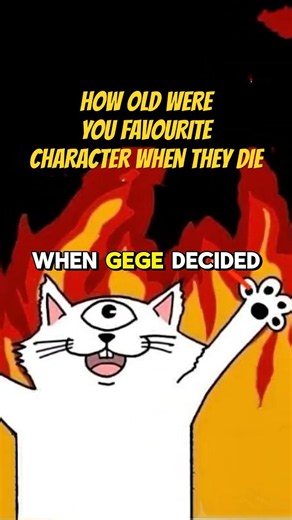 How Old Were JJK Characters When They Died? 💔 || #fyp # foryoupage #jjk #jujutsukaisen