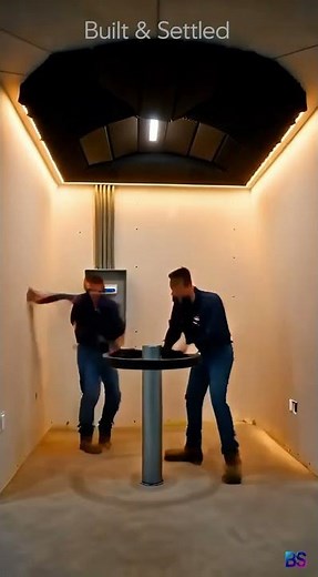 Awesome Desert Is Hiding Underground Safe Room 😱 #timelapse #renovation #diy