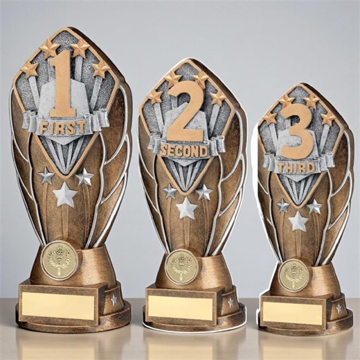 1st, 2nd, 3rd Place Awards - Winner & Runner up Trophy – Free Engraving - Etsy Canada