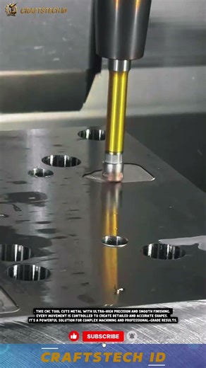 Ultra-Precise CNC Milling Tool for Cutting and Finishing Metal Surfaces #industrialmachines