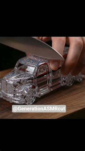 #asmr glass jeep cutting