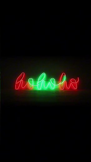 HoHoHo Neon Sign: Lighting Modes | The Solar Centre