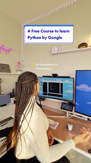 Course 3 of my series to learn how to code in Python for free: Foundations of Programming: [collection of videos, tutorials, coding questions and quizes] by Google 👩🏾‍💻💻 ✨️COURSE DETAILS✨️ 💡 Name: Foundations of Programming 💡 Contents: teaches the building blocks of programming (basic programming concepts like functions, operators, variables, control flow, strings, and arrays) 💡 Lenght: 38 tasks on average 10-20 minutes per task 💡 By: @Google I thought this would be a great resource to s