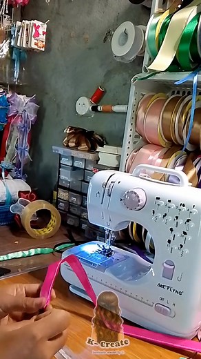 Crumpled Headband Tutorial using Satin RIBBON! #fypシ゚viralシfypシ゚ #fyp #craftingbusiness #fblifestyle #highlights | K-Create Boutique