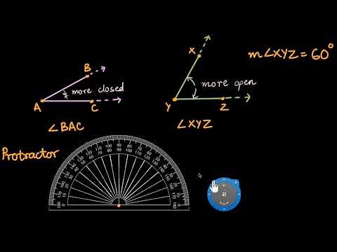 Measuring angles in degrees (Hindi)