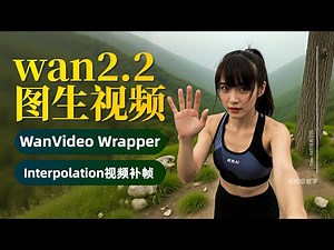 【ai视频学院】wan2.2图生视频，WanVideoWrapper详解，首尾帧工作流，视频补帧，torch.compile加速