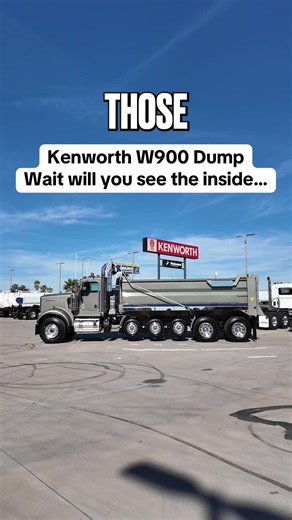 Have you seen a W900 dump truck before?? This 2025 Kenworth W900B (VIN 1NKWX4TX8TR227487) is a purpose-built construction spec designed for asphalt and end-dump work. Riding on a massive 289” wheelbase with a 90,000-lb GCW and 85,500-lb GVWR, this truck is engineered to handle serious weight. It’s reinforced with 11-5/8” x 3/8” steel frame rails stretching to 447”, delivering an impressive 2,572,000-lb RBM. Finished with a Texas square chrome bumper and flat-glass W900 cab, it’s all business. Po