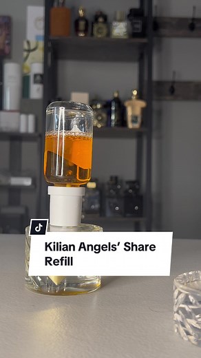 Kilian Angels Share Refill ASMR 🥵 #kilian #angelsshare #kilianangelsshare #menscologne #perfumeforwomen #fragrances