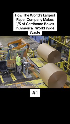 How The World's Largest Paper Company Makes 1/3 of Cardboard Boxes In America | World Wide Waste