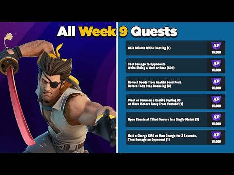Fortnite All Week 9 Season Quests Guide - Chapter 3 Season 3