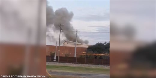 Crews respond to large fire at Heirloom Hotel in Downtown Laurel