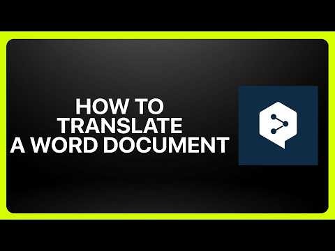 How To Translate A Word Document In DeepL! tutorial
