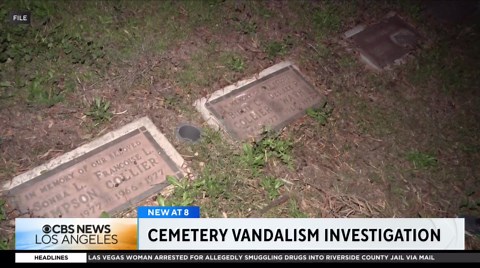 LA County offering more money to find precious metal thieves targeting cemeteries
