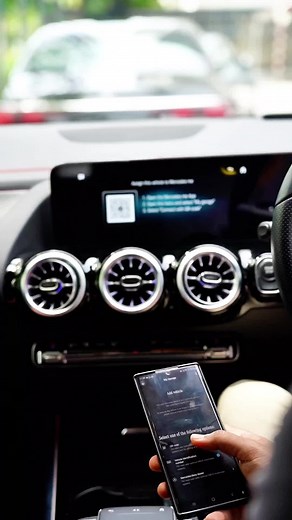Effortlessly connect to your Mercedes-Benz with Digital Extra. Simply register on the Mercedes Me app and scan the QR code in your car. It's that easy. #MercedesBenz #DigitalExtra #ConnectedCar #fyp #Cyclecarriagemy