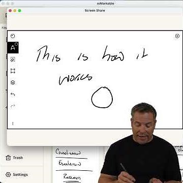 reMarkable Paper Pro Move - as a digital Whiteboard - Here's how I do it.