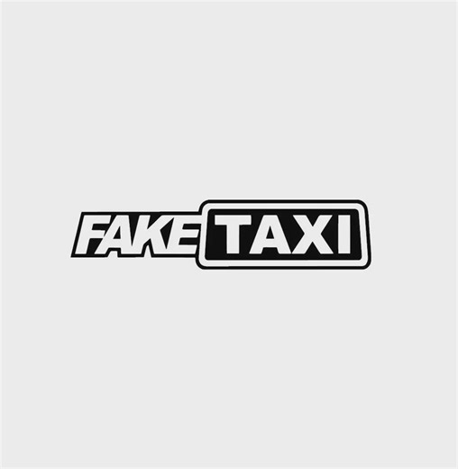 Autoaufkleber Fake Taxi Vinyl Tuning Sticker Auto Aufkleber Scheiben Aufkleber geplottet Laptop Boot Fenster Camping