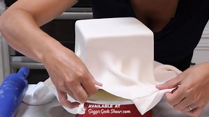 577K views · 370 reactions | No more hiding from scary square cakes! Learn all of my tips and tricks on how to cover a square cake in ONE piece of fondant.⁠ ⁠ Get the tutorial: https://sugargeekshow.com/news/square-fondant-cake-tutorial/ | Sugar Geek Show | Facebook