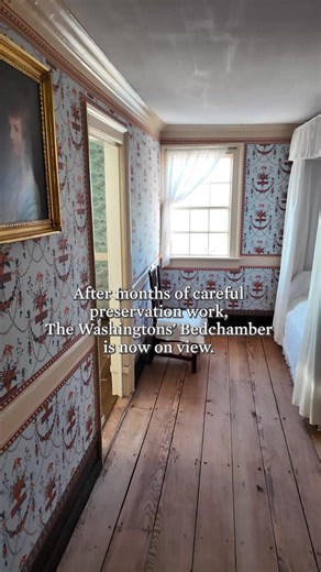 Visit Mount Vernon to see The Washingtons' Bedchamber, which has been newly restored. Buy your tickets online to choose your Mansion tour time. | George Washington's Mount Vernon