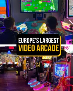 34K views · 131 reactions | This is the largest video arcade in Europe with everything from Pac-Man and Space Invaders to Fortnite and Rocket League - and it's right here in Greater Manchester!  | Manchester Evening News | Facebook