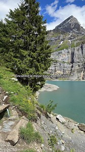 Encontré la mejor banca del mundo en Oeschinensee, Suiza