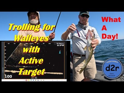 Trolling for Walleyes Using Active Target 2 with Joe and Darrin