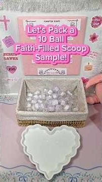 10 Ball Faith-Filled Scoop Sample ✝️ #Christian #Faith #Blessed #Asmr #MysteryBox