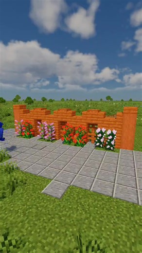 Minecraftでの日本の壁デザイン