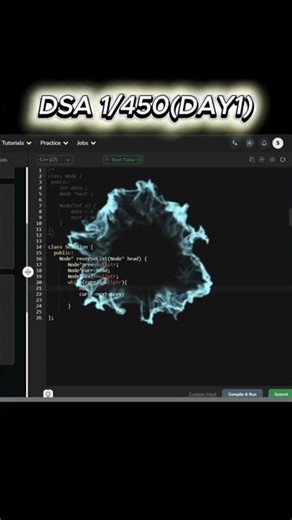 DSA Day1 1/450,🙂‍↕️🤔 #dsa #coding