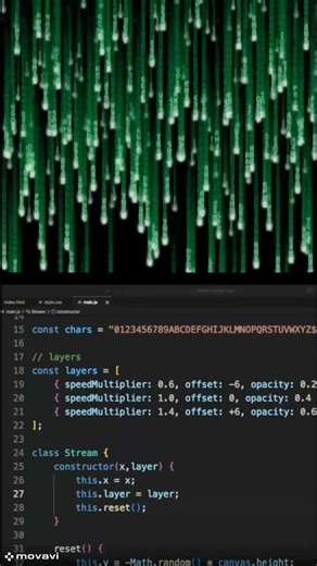 I Built the Matrix Rain Effect in JavaScript