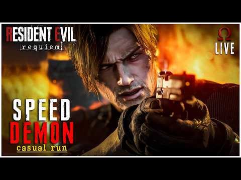 Can I Beat RE9 In Under 4 Hours? | Resident Evil Requiem Speed Demon | Ω LIVE 🔴